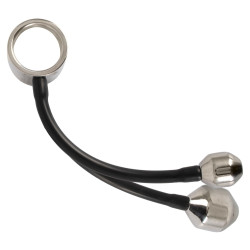 You2Toys Cockring + Plugs lestés en métal Heavy Ring 840gr